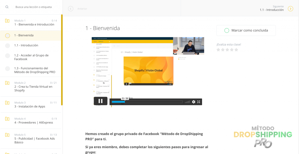 Contenido del Curso